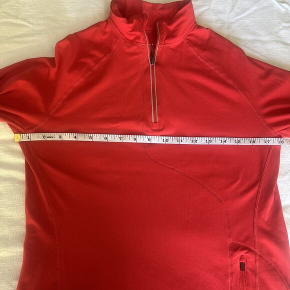 mountain hardwear‎ womens 1/4 zip pullover Lightweight size medium red - Picture 7 of 8